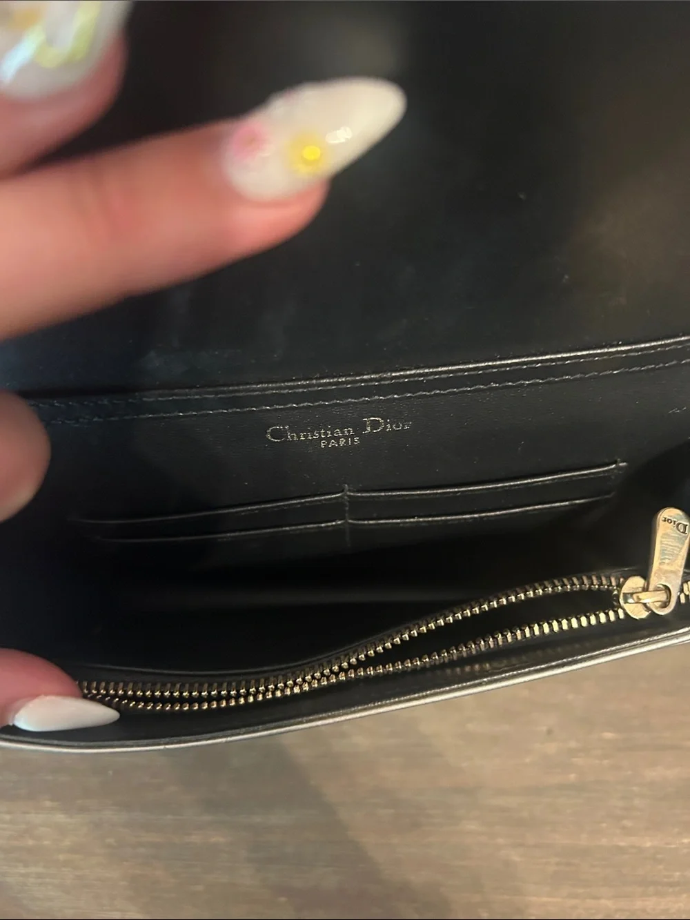 Christian Dior Diorama Wallet on Chain